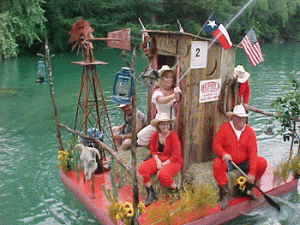 Sure it's nice to go with the whole rustic Texas theme. But I'm not sure if it's a good idea to perpetuate possible stereotypes about yourselves.