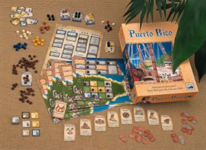Relive the joys of colonialism with this Puerto Rico board game. Warning: Might contain slaves which worked mostly on the plantations in Caribbean and the American colonies in this period.
