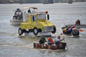 Not sure if it actually works. But it seems to do quite well in the water and really stand out.