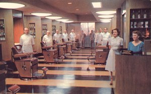 Yes, it's a hair salon. But it sort of has an atmosphere one would associate with an insane asylum. May because almost everyone is dressed in white and everything looks so clean. I think I'd rather stick with my own stylists, thank you very much.