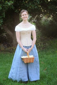 Out of all the Renaissance Festival costumes I've seen here, I think this one is probably the least expensive and most doable. Seriously, sometimes you just need to keep it simple.