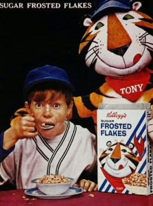 Unfortunately, you can't say the same for Tony the Tiger who looks as if he's about to do something bad to that kid. Yeah, the boy better look behind him and run. Still, I'm not a big fan of celebrity makeovers, but I think the people at Post made the right decision to give Tony the Tiger one. Just sayin.'