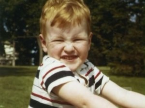 For some reason, I'm not surprised that Conan was the red haired kid with freckles while growing up. Still, he needs to watch out for the local big bully, Jay Leno who'd give him the chance of hosting a late night show before taking it away from him. Yes, he got screwed big time.