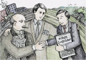 As a conservative bill mill, ALEC produces model bills through the collaboration between state legislators, right wing special interests, and corporations. So far, it's apparent that ALEC's model bills have done absolutely nothing to benefit the public. In fact, they've impacted a considerable degree of harm.