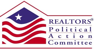This is the logo for a realtors' political action committee or PAC. It's supposed to pool contributions from members to contribute to political purposes. According to federal law, an organization becomes a PAC when it receives or spends more than $2,600.