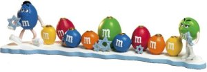 Apparently, Jews seem to really love M&Ms. How else could you explain this? Wonder if they have an M&M nativity scene.