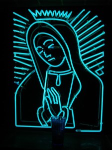 Man, this would go great with my velvet Jesus painting. Yeah, I'm sure this would be what you see on a Catholic church in Las Vegas.