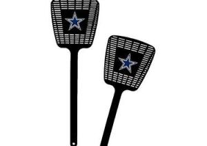 Seems like everything is bigger in Texas, even the fruit flies. Besides, fly swatters are kind of obsolete anyway. Better used by people who want to keep Tony Romo away from the chips and dip at a dinner party.