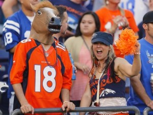 I don't know about you, but I find the idea of wearing a horse's head to a game as both creepy and strangely amusing at the same time. I'm not sure what other people might think of it though.