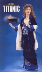 This is what she wears during the scene when Leonardo DiCaprio says, 