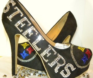 Now I know there are many female Steeler fans out there. But Steeler high heels? Seriously, I might like high heels as much as the next girl. But I'd usually wear them for more formal occasions. Besides, high heels aren't the most comfortable. Seriously, why?