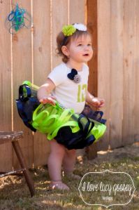 Yes, there are even crafts where people can decorate NFL tutus for some reason. Of course, this is for a little girl so its adorable for now.