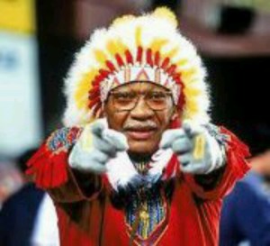 Yes, I know the outfit won't go well with Native Americans. But if I didn't include him, I'm sure Redskins fans won't let me hear the end of it. So there.
