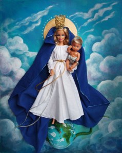 Yes, they actually have this. Well, they have several of these whether you like it or not. However, I don't know about you, but I really don't think the Virgin Mary should be depicted with blond hair. That's just my opinion.