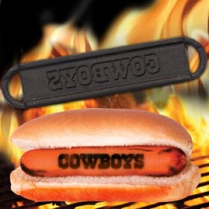 Is branding your hotdogs really necessary? Seriously, as long as they're grilled, who the hell would give a shit if they have your favorite team on them? Besides, I really don't want to eat a hotdog that supports the Dallas Cowboys anyway.