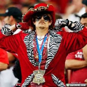 Yes, he's a white guy in a pimp costume. Yes, I know it might be offensive. But it's utterly ridiculous that I couldn't ignore it. And I'm sure this guy's fairly pumped.