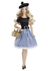 Of course, French Barbie wouldn't be French without her beret and baguette. Then again, she might also like to have a laid back European lifestyle the French are famous for.