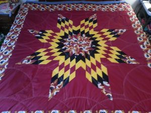 Now I really like the star pattern. However, we should all acknowledge that this won't be accepted at a Native American casino. Of course, why the Redskins don't change their name is beyond me.