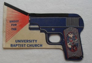 Anytime I see gun use in religious crap, I will put it on this post. I don't care what faith it's from. Religion and gunplay simply just don't mix in my book.