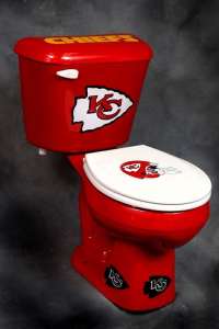 Seriously, why show your love for your team by buying something that usually goes with the house? I mean the only reason why anyone would buy a new toilet is if suddenly bursts into a bunch of bits. I mean why?