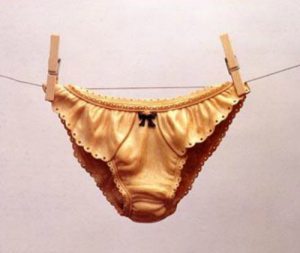 I'm sure wearing wooden panties wouldn't be comfortable to say the least. Might feel like wearing a chastity belt that runs the risk of causing splinters.