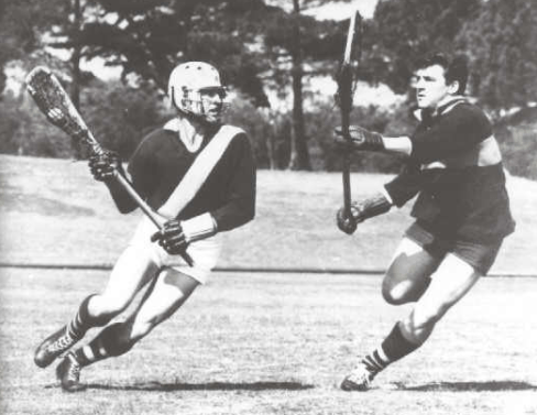 Lacrosse is one of the few popular sports today with origins in Pre-Columbian America. However, it was mostly played between tribes on an open field with as many as hundreds of young men on a team. And now it's played by many high school girls.