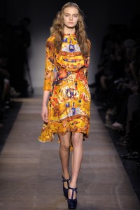 Wonder what artist she's wearing. You'd think she'd go with the easy choices like Leonardo, Michelangelo, Raphael, or Donatello. I mean those guys have Ninja Turtles named after them.