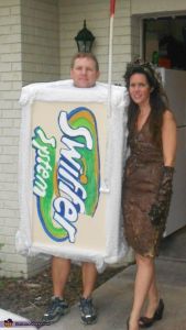 Strange to see them getting along so well. Usually Swiffer and mud are mortal enemies. I mean Swiffer is supposed to get rid of dirt, right?