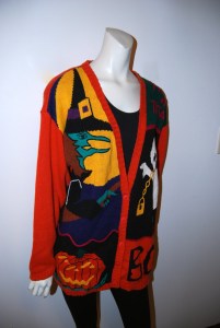 I mean her chin is about as long as her nose. And there's a ghost with a lock and chain.