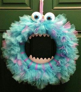Now this is not very scary in the least since it kind of reminds you of Cookie Monster's cousin. But I'm sure your guests will love it.
