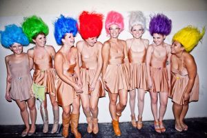 These were toys that were a fad around the 1980s and 1990s. Of course, they were naked but modesty demands these women to wear flesh colored dresses. Which I think is fair.