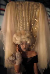 Apparently, Rapunzel liked to experiment with her ridiculously long hair. Well, at least before her prince wanted her to let down her hair.