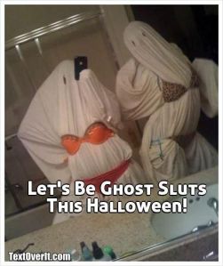 Finally the sexy costume all women can reasonably look good in. Still, these women are making fun of the sexy costume phenomenon in the retail industry.