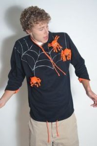 Yeah, a bright orange spider would creep me out, too. It's simply about as natural as a radioactive one that bit Peter Parker.