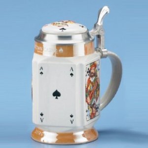 Of course, not sure if drinking inhibits one's ability to play cards. Then again, it probably does. Still, drinking and gambling seem to go together hand in hand.