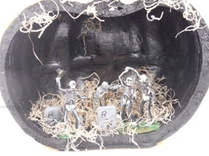 Yeah, nothing in the cemetery compares to the sight of skeletons and mummies dancing. Hey, wait a minute, aren't mummies supposed to be in Egypt? What the hell is it doing here?