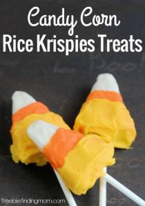 Let's hope they taste like Rice Krispies, marshmallow, and icing they're made from and not real candy corn. Honestly, candy corn is disgusting.