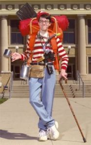 You know the guy in the books who travels the world but is so hard to find. Can't tell where he is now.