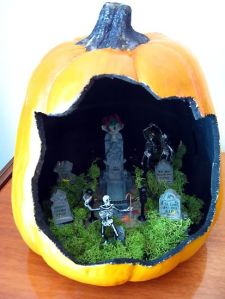 Seems like the skeletons are having fun and are making no bones about it. And there's even one with a top hat and cane.