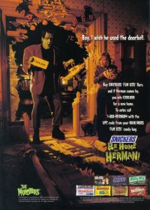 Of course, Herman Munster isn't himself when he's hungry. Believe me, I saw The Munster's Thanksgiving episode when he tried to go on a diet. And he basically broke into a neighbor's house eating everything.