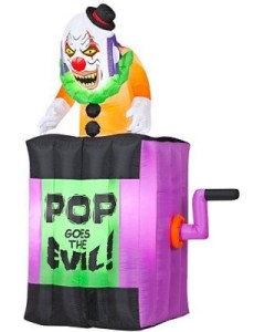 Now that clown is scary and creepy. Yes, that's bound to give children nightmares. Or their parents.