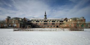 Though originally built as a tuberculosis treatment center for children, Waterford's Seaside Sanatorium had a reputation for a high suicide rate and abuse while it was a mental institution. Now abandoned, there are plans to tear it down.