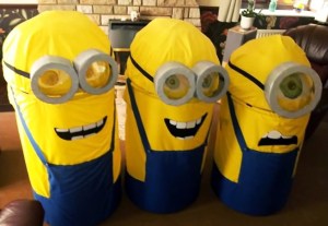 I know people wouldn't make me hear the end of it if I didn't include these guys. Yes, they're adorable and their costumes are quite easy to make.