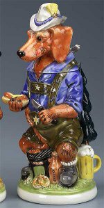 Now the dachshund is another German breed. You'd know that they're wiener dogs, but they can be quite aggressive. Still, I really don't see how anyone looks good in lederhosen. Really I don't.