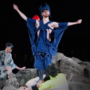 Now I don't mean Tom Hanks's character from a movie when he's stranded on the deserted island. I mean someone actually stranded on a deserted island. Then again, I'm not sure about the striped pants.