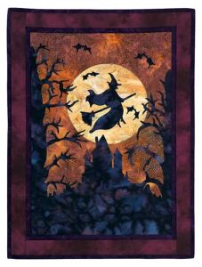 Yes, this is perhaps the ultimate Halloween quilt. But if you want one, I'd recommend buying one. Quilts take a very long time to make.