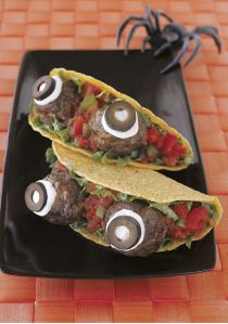 Of course, you might need to use meatballs for these tacos. Still, despite creepiness, this seems like an awesome idea.