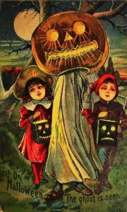 While Pumpkin headed men in white sheets could be leading children to their untimely deaths. Yeah, stay way from pumpkin headed ghosts, please.