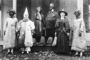 Yes, many of these costumes are terrifying. But if you're black and/or Native American, only the clown and witch won't offend you. Also, I think the Indian princess might work for the Washington Redskins or Cleveland Indians.