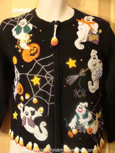 Not sure what the spiders would think. But I don't think the ghosts seem to care. Still, I'm sure ghosts don't eat candy.